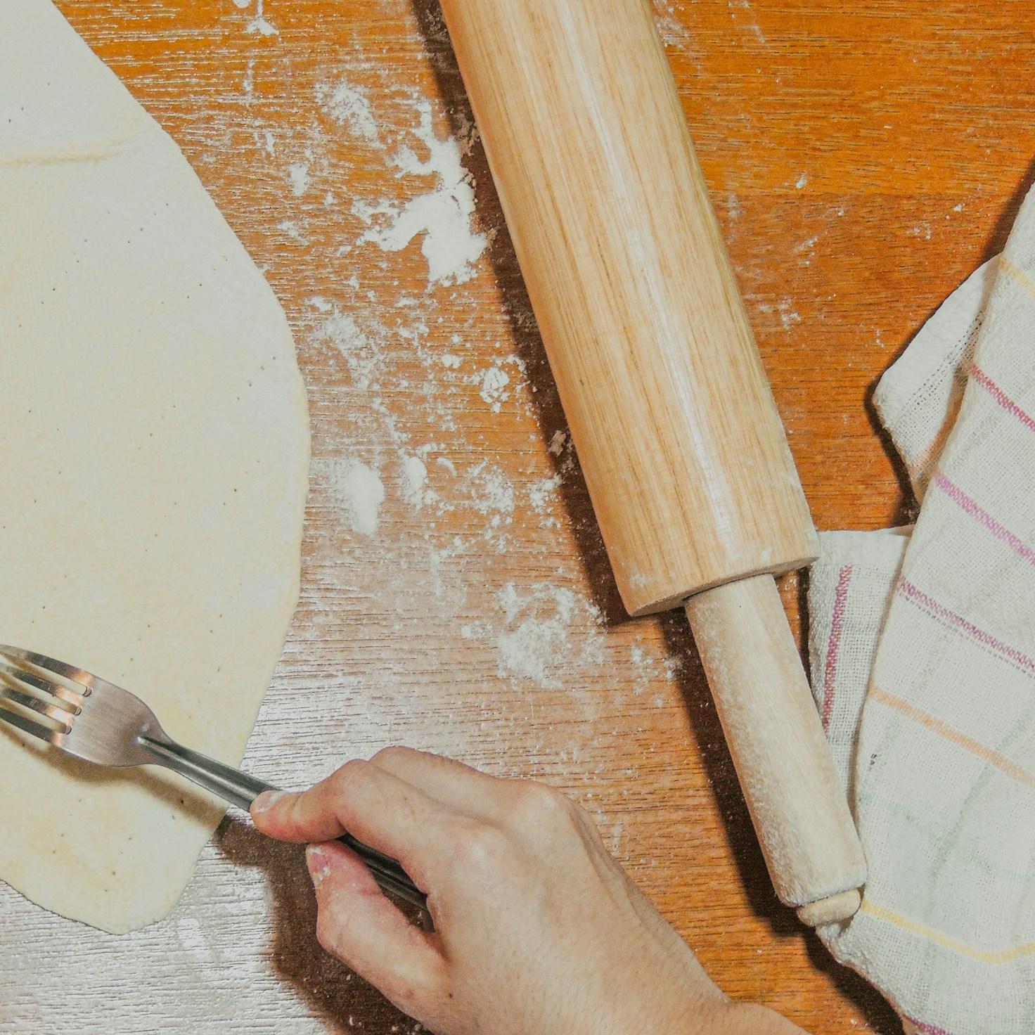 Balanced healthy meal prepared in a home kitchen
